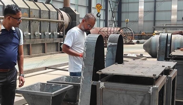 Indian Client Visits GuanMa for Continuous Carbonization Pyrolysis Machine Inspection