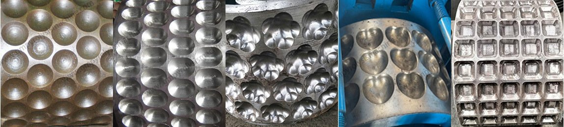 Charcoal briquette machine mould