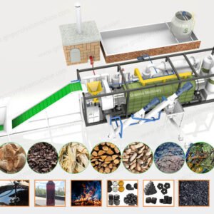 Mobile Biochar Making Machine